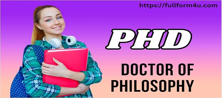 PHD Full Form In hindi